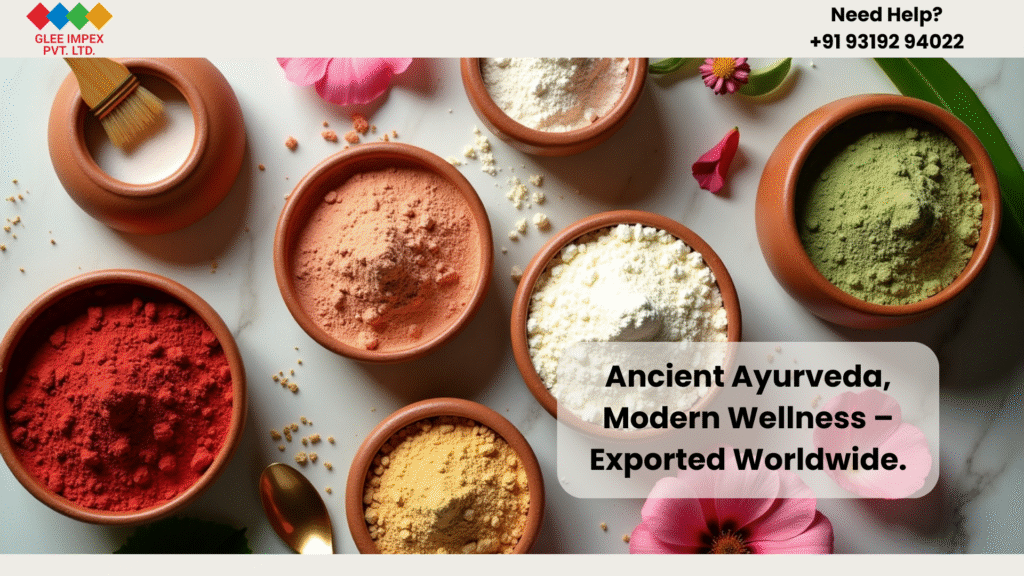 Premium quality powders exporter in India – Herbal, fruit, vegetable, cosmetic, and egg powders by Glee Impex for global trade.