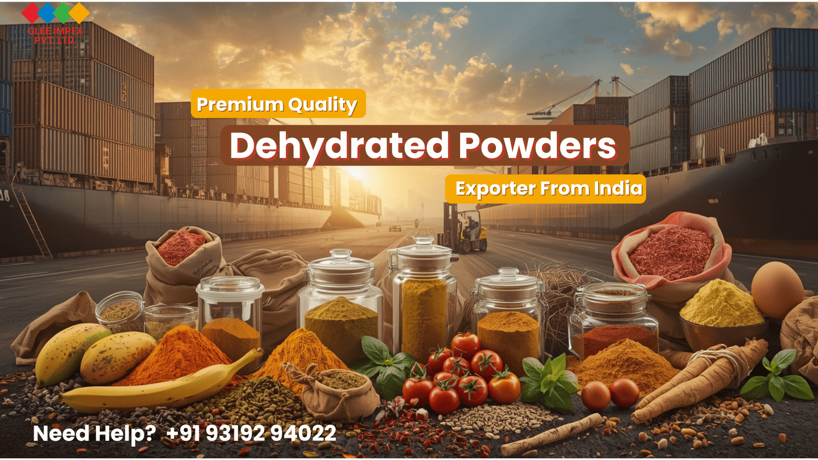 S Powder #1 Trusted Exporter in India Today - Glee Impex Pvt. Ltd