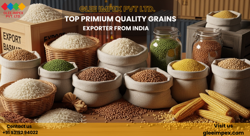 Top Grains Exporters in India – Trusted Grain Suppliers Offering Premium Products for Global Trade