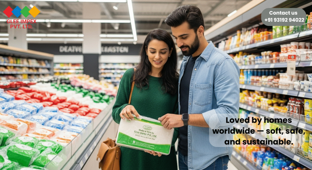 Foreign customers choosing eco-friendly tissues from Indian tissue paper exporter