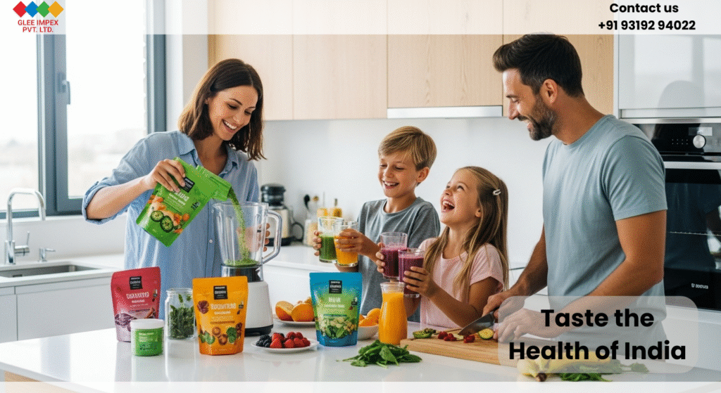 Natural Vegetable Powders Exporter Bringing Authentic, Nutrient-Rich Indian Vegetable Powders to Global Markets Natural vegetable powders exporter delivering colorful vegetable powders for healthy smoothies