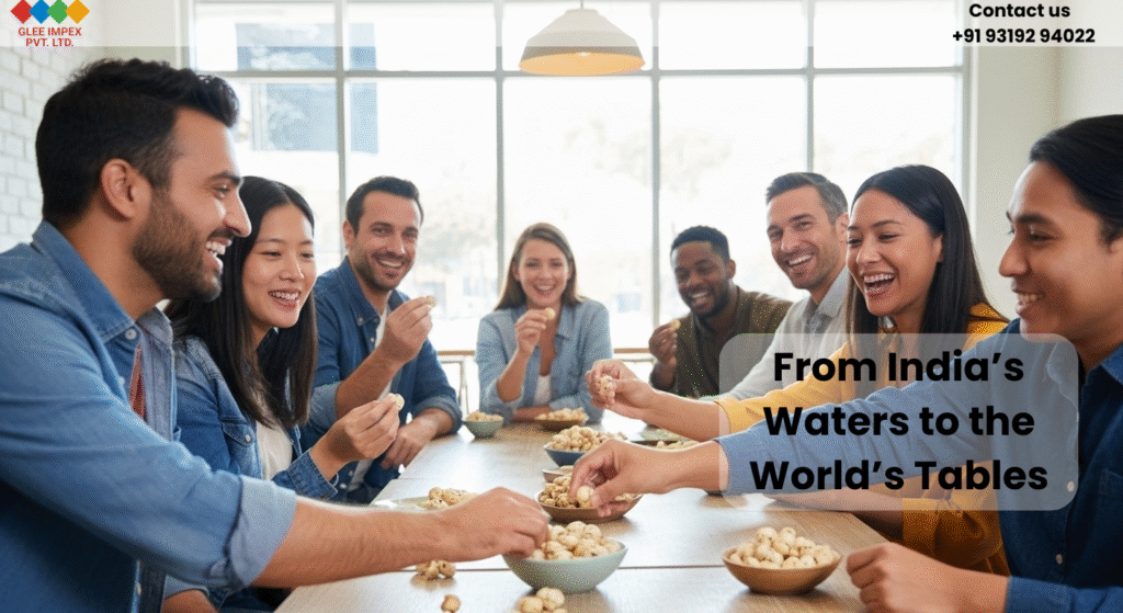 Makhana exporter in India supplying healthy fox nuts to global markets