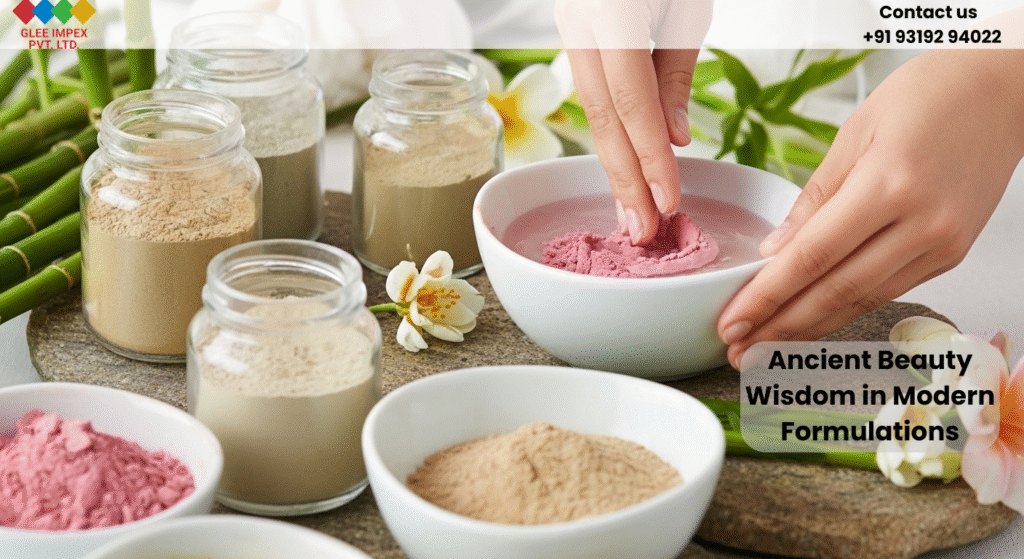 Natural powder exporter providing premium cosmetic-grade herbal powders for luxury beauty treatments