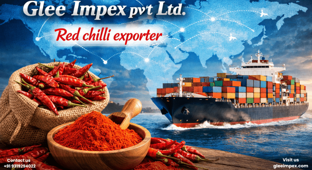 Leading Red Chilli Exporter in India: Premium Bulk Supply of Organic and Low Moisture Chillies for Global Markets