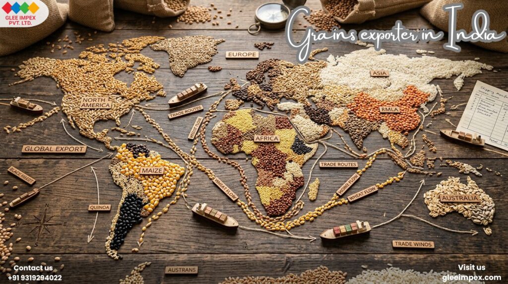 Trusted Grains Exporter in India | High-Quality Agro Products & Grains