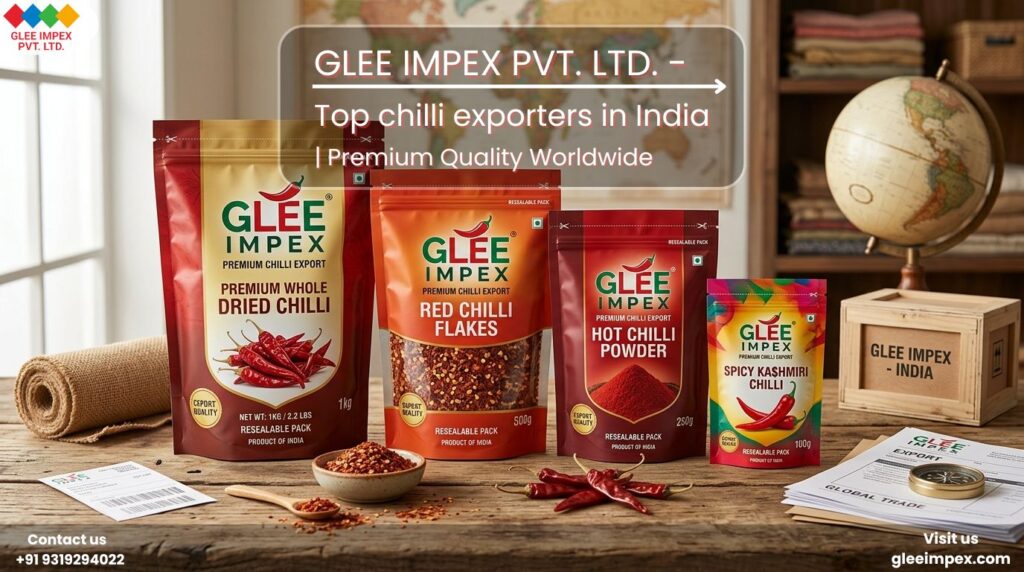 Top Chilli Exporters in India: Why Glee Impex Pvt Ltd Is the Name Global Buyers Trust