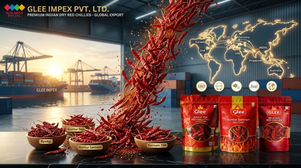 Red Chilli Exporter: Your Complete Guide to Sourcing Premium Indian Chillies with Glee Impex