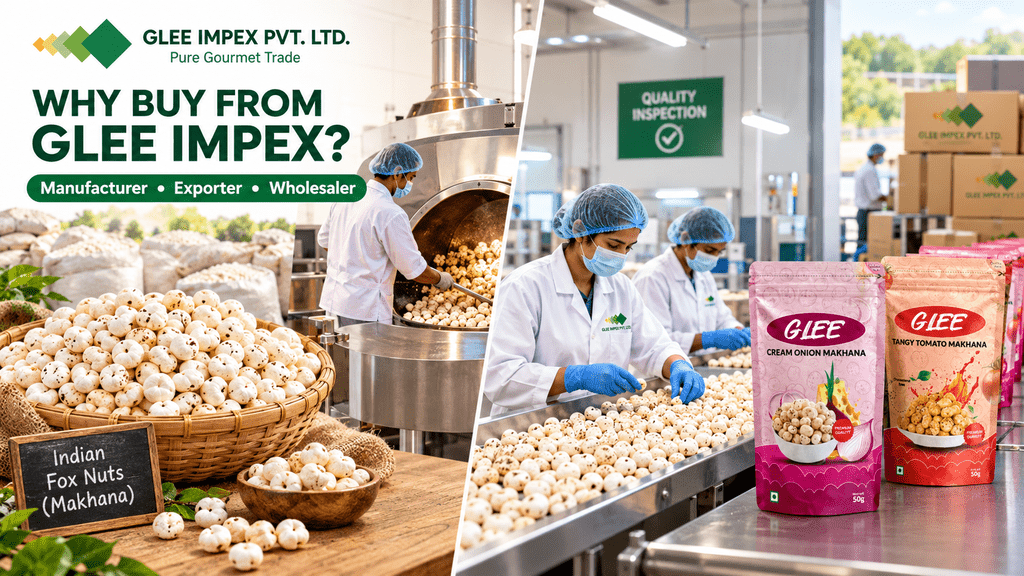 Makhana Supplier in India: Why Glee Impex Private Ltd Is a Name Global Buyers Trust buy makhana from glee impex