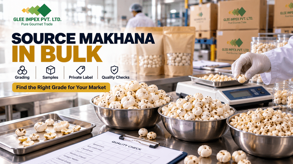 Makhana Quality Grading and Bulk Sourcing